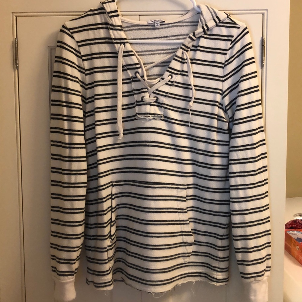 Striped hoodie